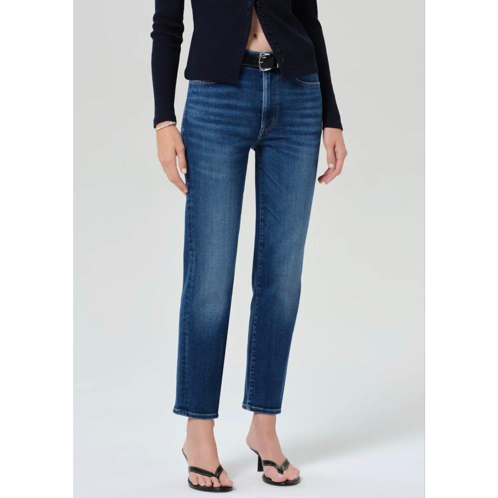 Citizens Of Humanity CAIA High Rise Straight Jeans Womens Sz 24 Medium Wash EUC